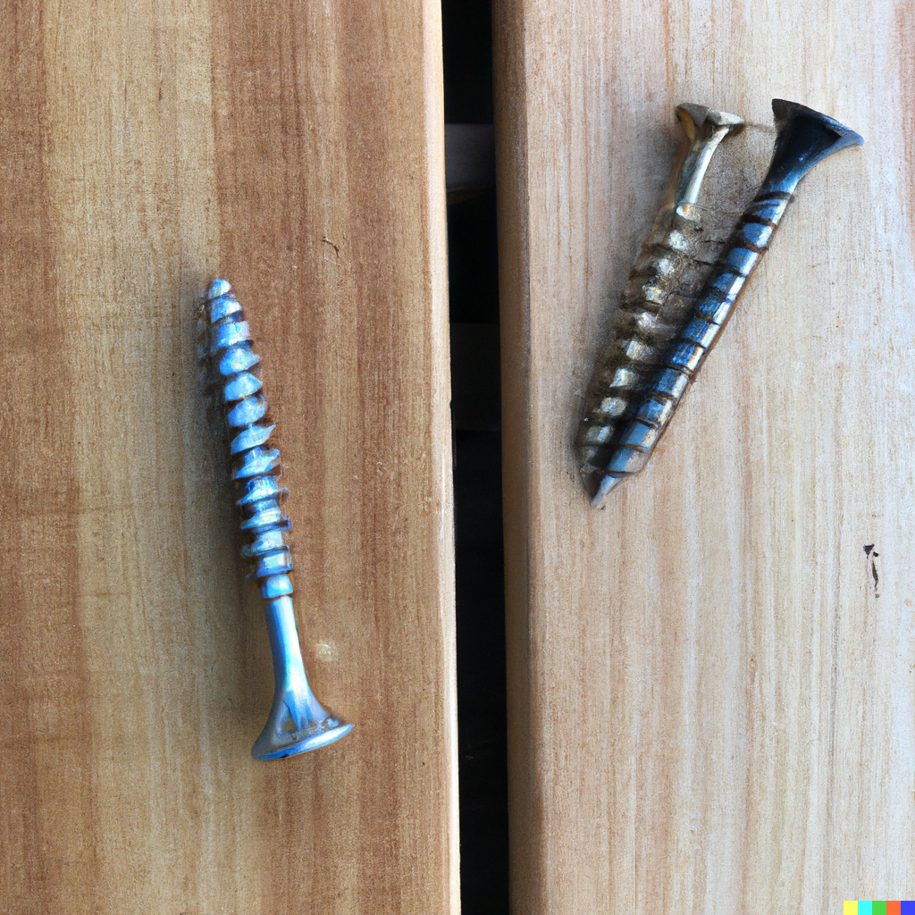 Deck Screws vs Wood Screws