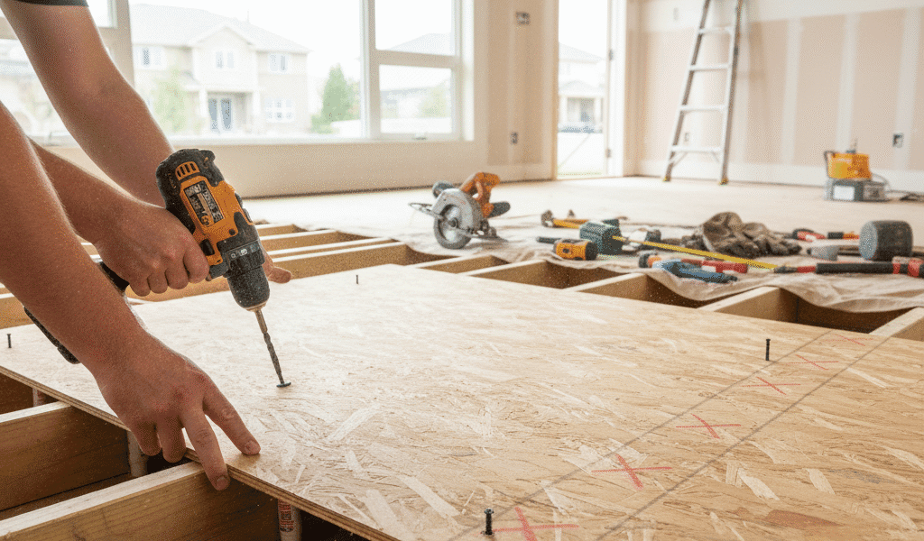 Install Fix Squeak-Free Subfloors